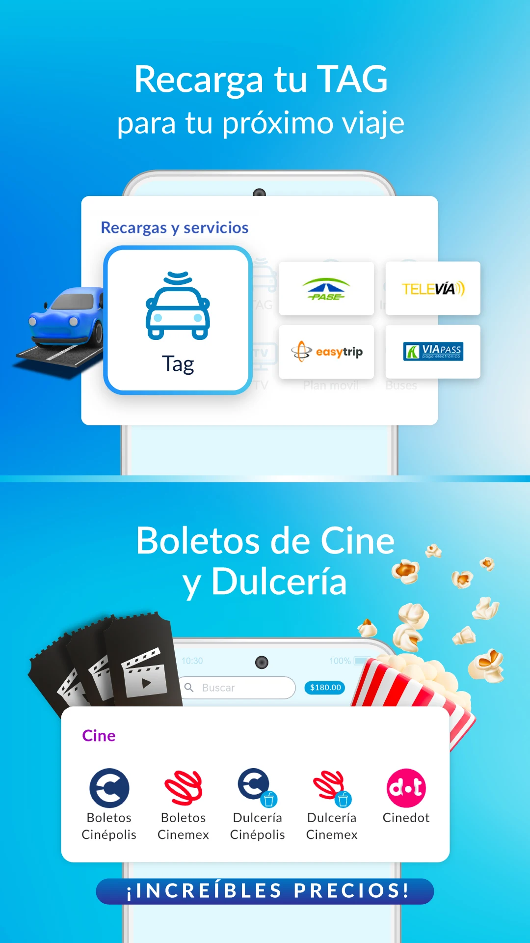 UnDosTres - Recargas y Pagos screenshot