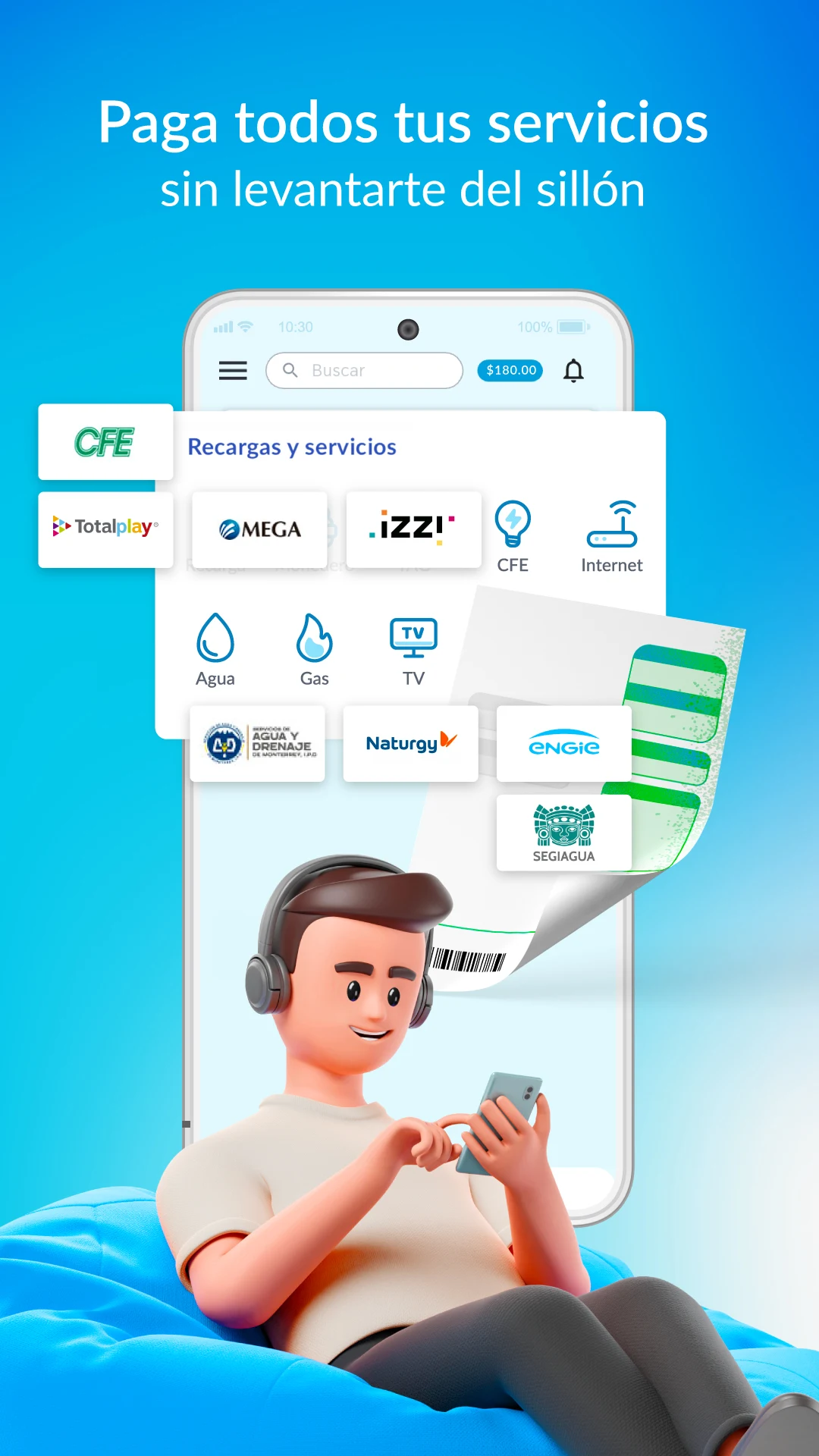 UnDosTres - Recargas y Pagos screenshot